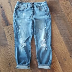 Judy Blue 16W Relaxed Fit Cropped Jeans